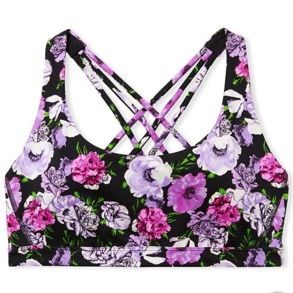 Victorias Secret VS Pretty Floral Strappy Bra NWOT
